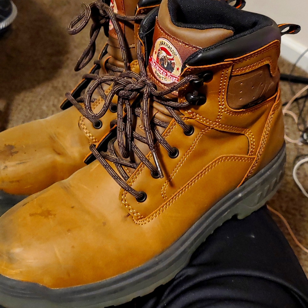 Brahma Steel Toe Work Boots 👢Size 81/2 EUR 41/1/2